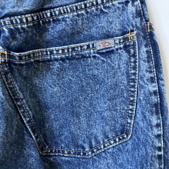 Vintage Lee Cooper Jeans Womens Floral Embroidered High Rise Acid Wash 90s - Picture 5 of 11